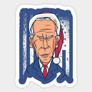 Christmas Biden Sticker